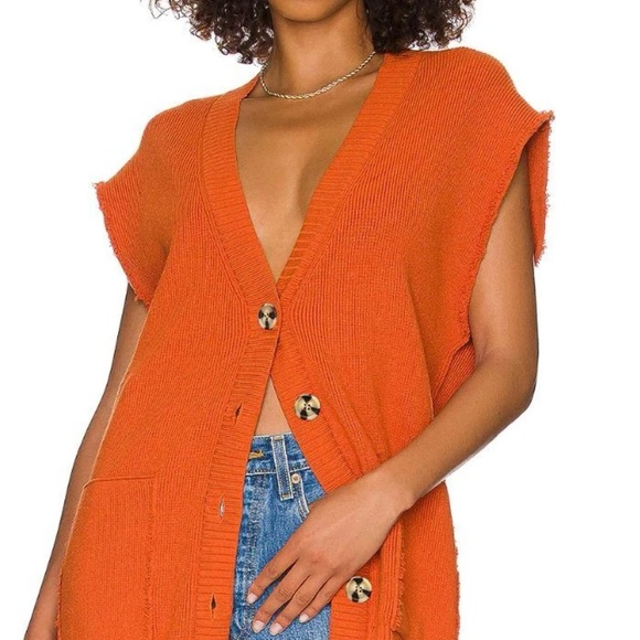 NWT! Free People Oakleigh Vest in Myrrh Size Small - Picture 2 of 10